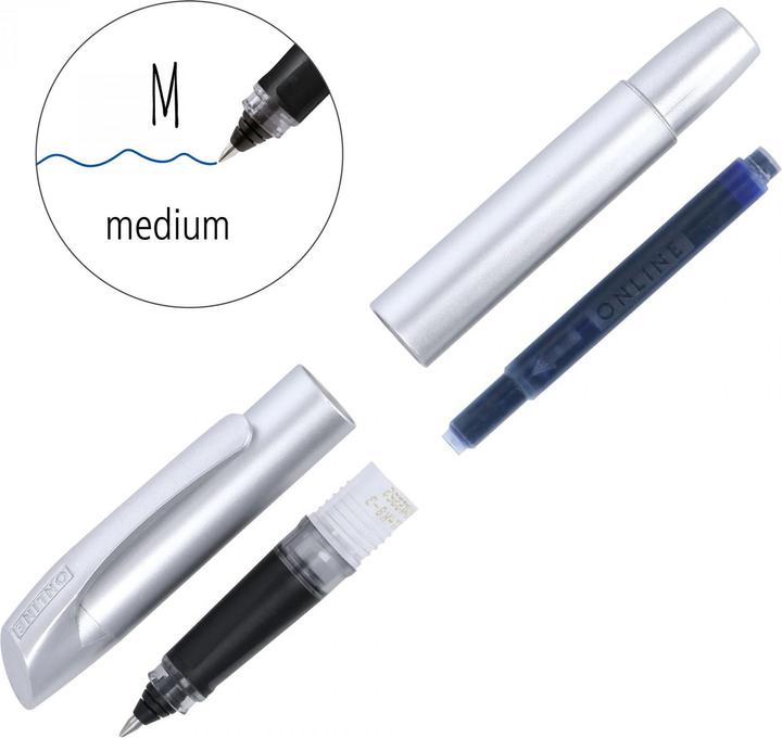 Produktbild Online CAMPUS II Patronen Tintenroller (Füllertinte, Blau, 0.70 mm)