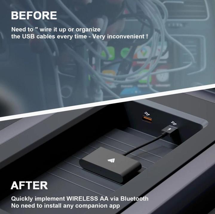 Produktbild PowerGuard Android Auto Wireless Adapter für Android Smartphones & Cars
