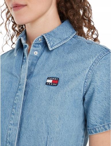 Actual product image Tommy Hilfiger Tjw Badge denim playsuit for women (XS)
