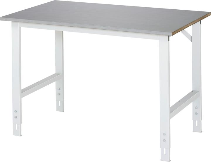 RAU Werkbänke Arbeitstisch Tom Grundtisch 1250 x 800 mm Höhe verstellbar (80 cm, 125 cm)