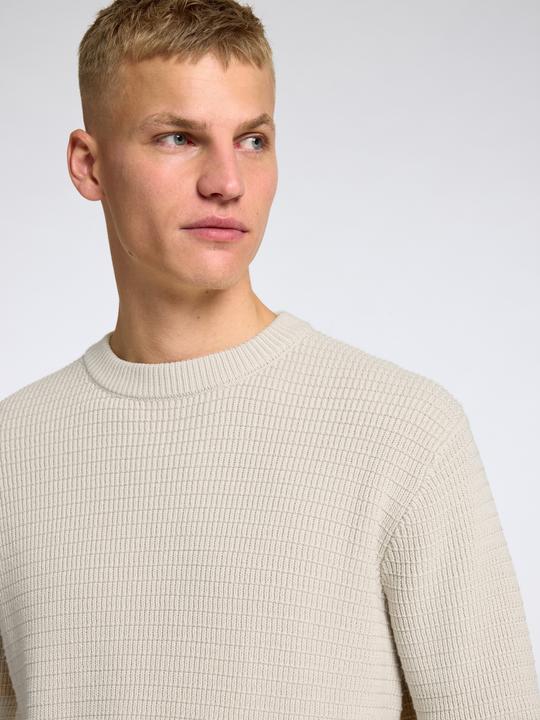Actual product image Selected Homme Slhtheo Ls Knit Structure Crew Neck (L)