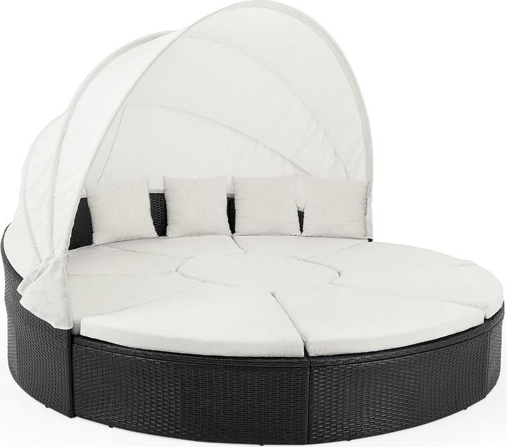 Actual product image Casaria Sun island couch in poly rattan