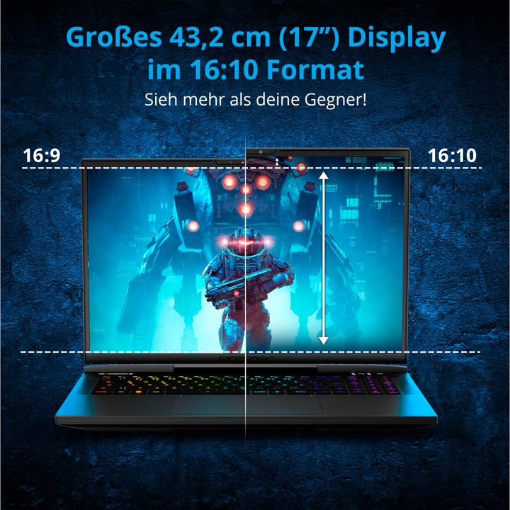 Produktbild Erazer Beast X40e (17", Intel Core i7-14700HX, 16 GB, 1000 GB, DE)