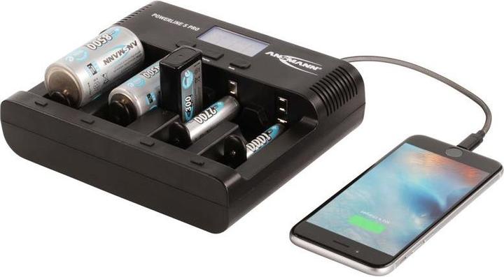 Actual product image Ansmann Charger Powerline 5 Pro (1 pcs., Chargers without battery)
