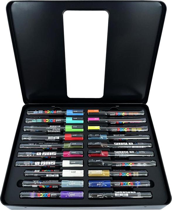Produktbild Posca Marker "Street Art" 20er Set in Metallbox (Mehrfarbig, 20 x)