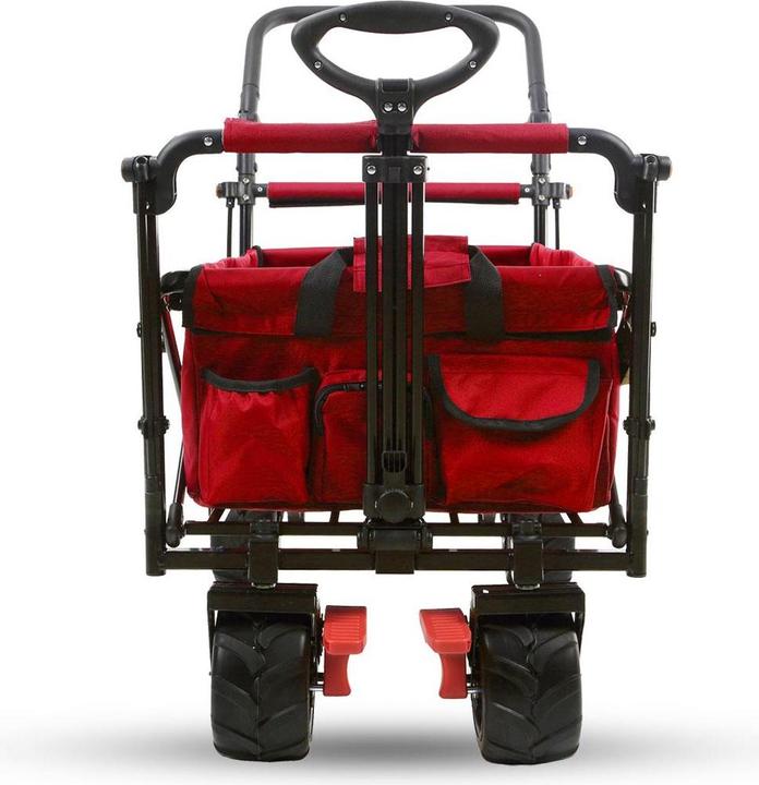 Produktbild Fuxtec Strand-Bollerwagen FX-CTB800 mit UV-geschütztem Sonnendach,Schiebegriff & Innenraumverlängeru