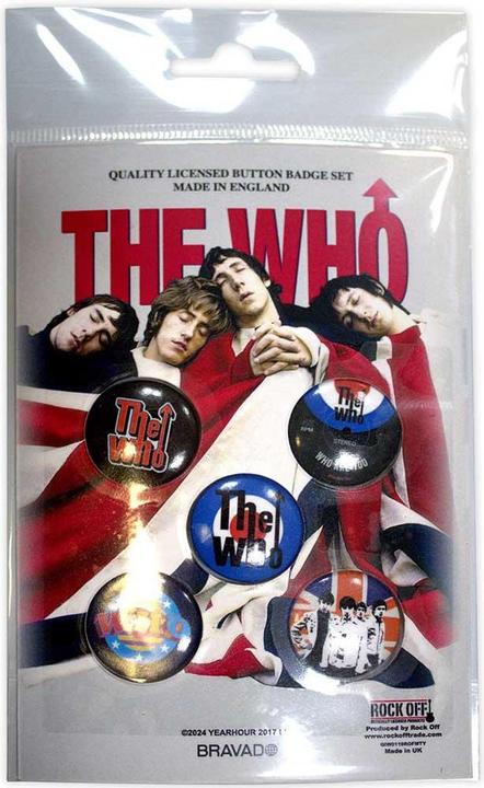 The Who Zielscheibe Abzeichen 5erPack