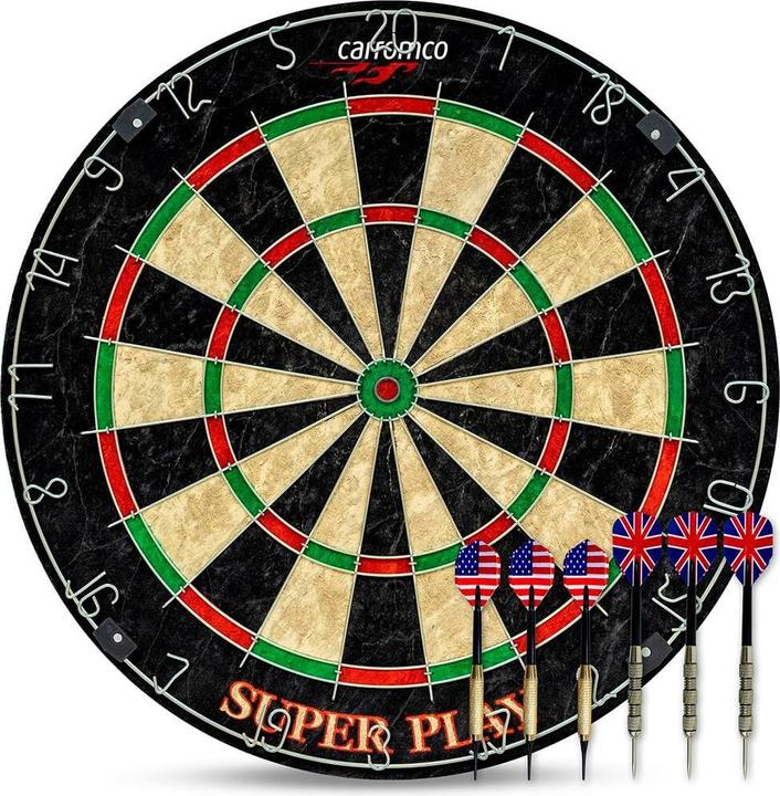Actual product image Carromco Bristle Dartboard Superplay