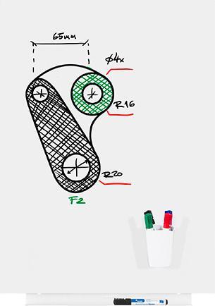 Produktbild Rocada Whiteboard-Modul (75 x 115 cm)