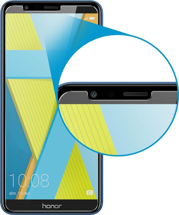Actual product image Avizar Crystal clear film, glass screen protector (1 Piece, Honor 7X)