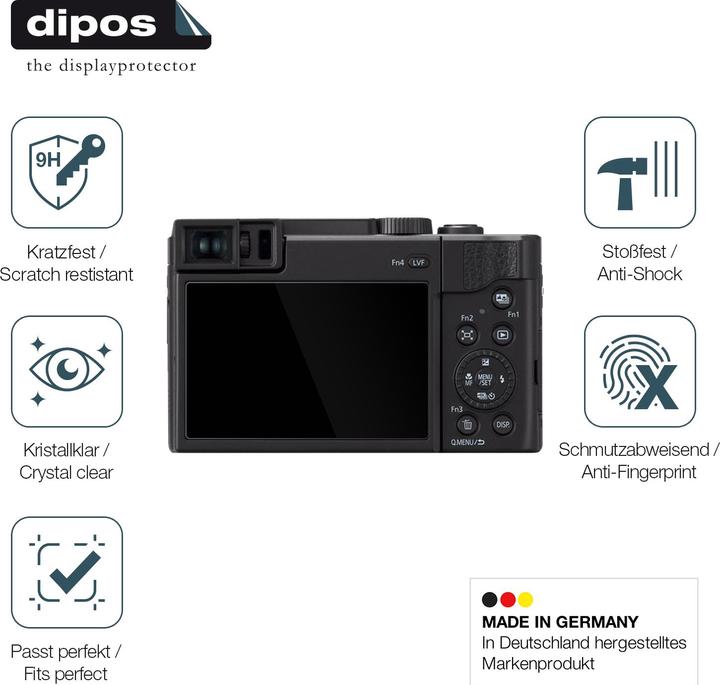 Produktbild Dipos Anti-Shock Displayschutz 9H (Displayschutz)