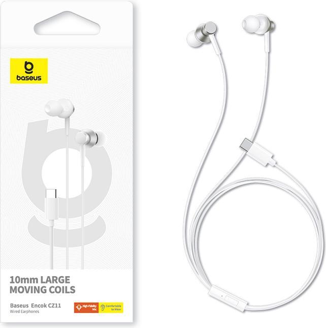 Produktbild Baseus Headphones Encok CZ11 (white) (Kabelgebunden)