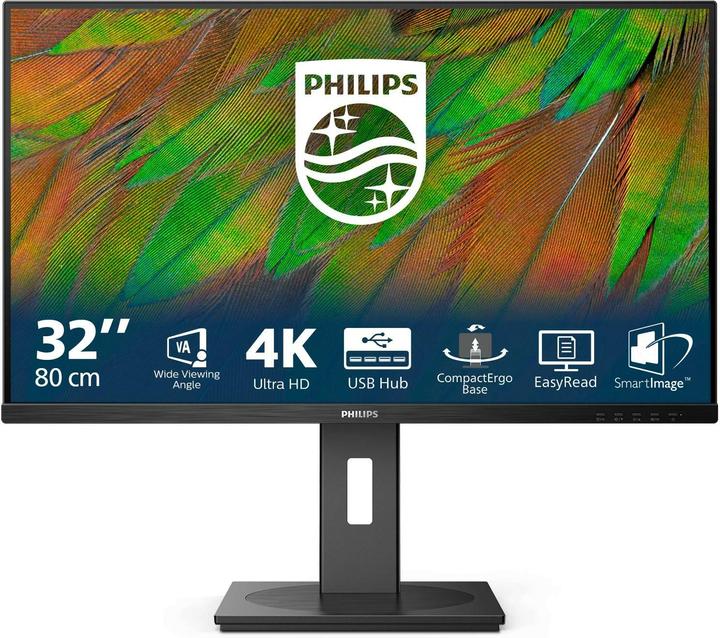 Produktbild Philips MMD 32B1N3800/00 VA Monitor,,, Speakers, höhenverstellbar, 2x HDMI, DisplayPort (3840 x 2160 Pixel, 32")