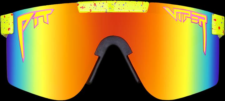 Actual product image Pit Viper The 1993 Polarized Double Wide (Yellow, Yellow)