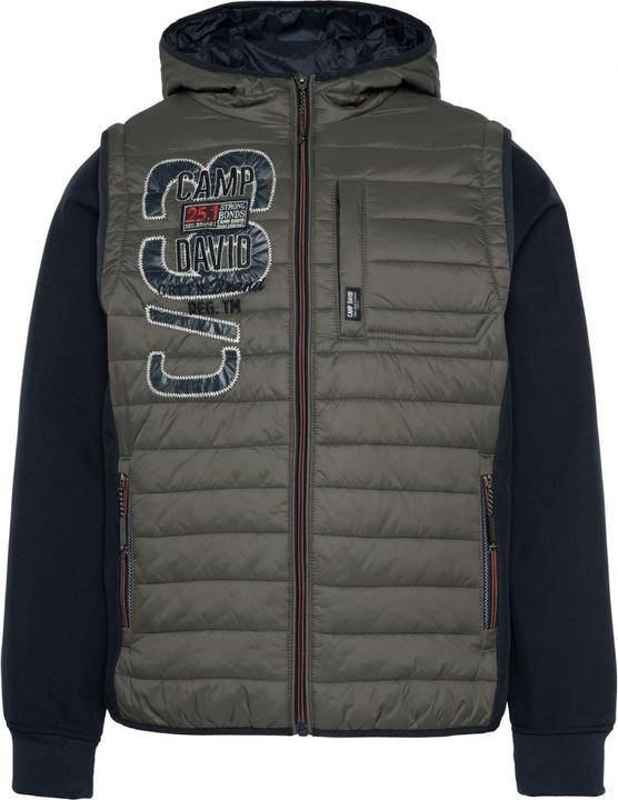 Camp David Jacke halb Stepp- und Softshelljacke