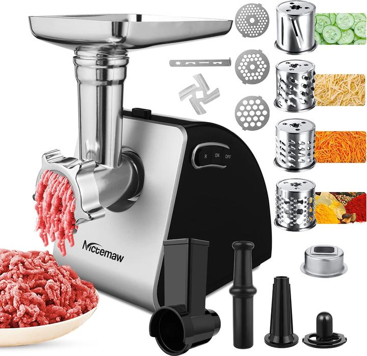 Actual product image Nictemaw Electric meat grinder