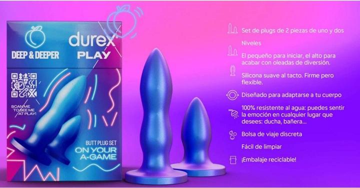 Actual product image Durex Toy - Anal Plug Deep & Deeper Setting