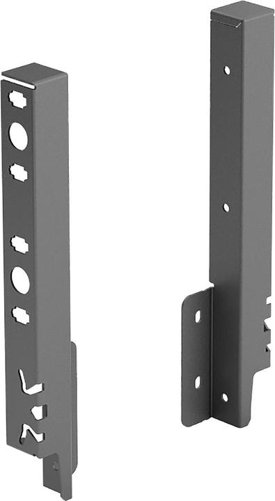 Hettich Rückwandverbinder-Set ArciTech anthrazit (1 Stk.)