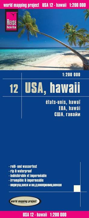 Produktbild Landkarte USA 12, Hawaii 1 : 200 000 200000