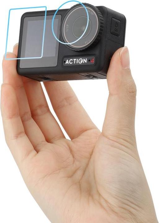 Actual product image Sunnylife 3 in 1 armoured glass set (Osmo Action 4)