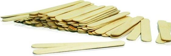 Clean + Easy Wachsspatel Holz 150 x 18 mm 100 Stk. (100 x, 292 g)