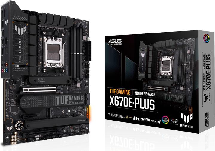 Immagine prodotto ASUS TUF Gaming X670E-Plus (AM5, AMD X670E, ATX)