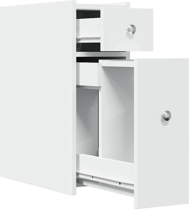 Produktbild VidaXL Badschrank Schmal mit Rollen