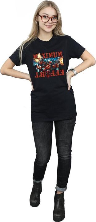 Image du produit - T-shirt DEADPOOL MAXIMUM EFFORT - Femme (L)