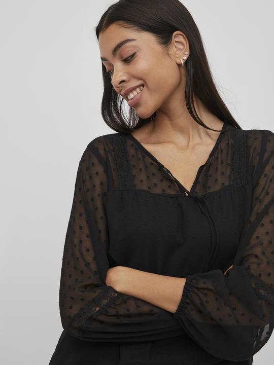 Image du produit Vila Blouse à manches longues riche en détails (40)