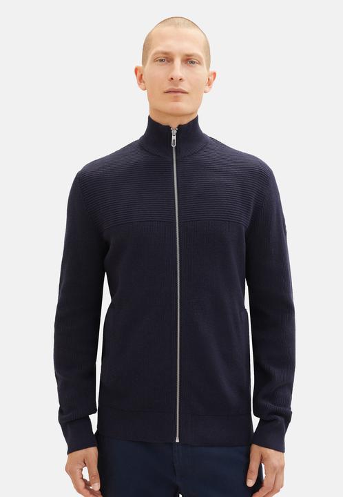 Actual product image Tom Tailor Strickjacke Cardigan Reissverschluss (3XL)