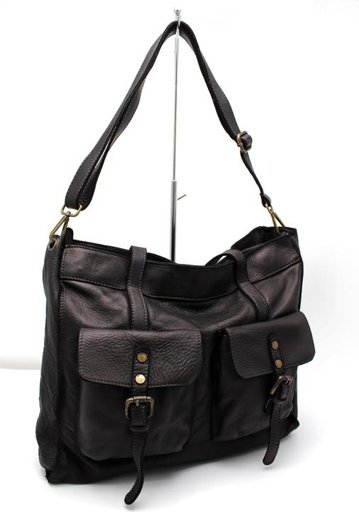 Image du produit Only-Bags.Store Sac en cuir, grand sac en cuir souple, sac à bandoulière, sacs bruns