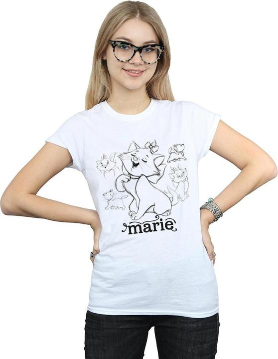 Produktbild Disney Marie Collage Sketch TShirt (M)