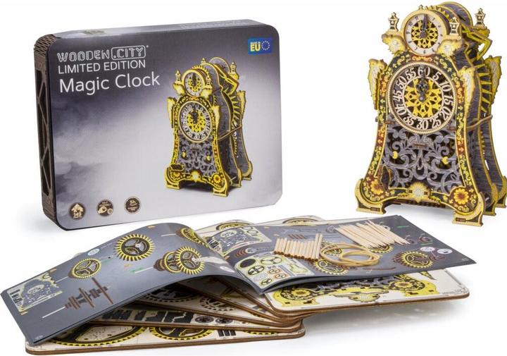 Produktbild WoodenCity WOODEN CITY 3D Puzzle Magic Clock Limitierte Auflage 149 Teile (149 Teile)