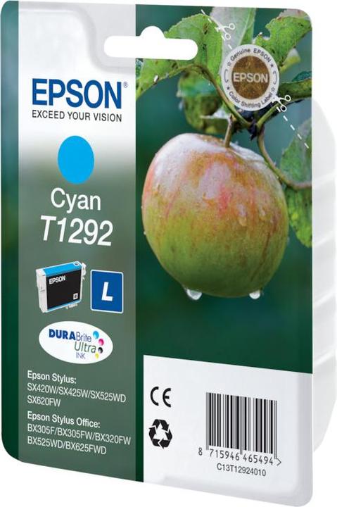 Actual product image Epson T1292 DuraBrite Ultra (C)