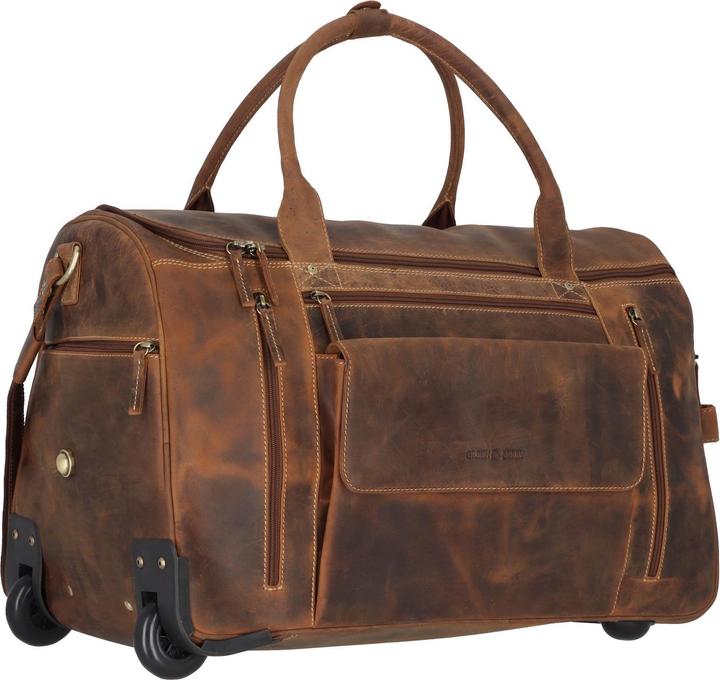 Immagine prodotto Greenburry Borsa da viaggio vintage Traveller con ruote 1736 (46 l)
