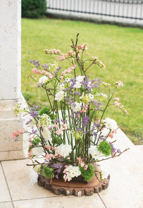 Actual product image Opiflor Holzscheiben rund, 40 cm x 3.5-4 cm