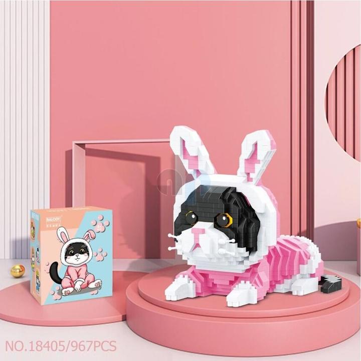 Immagine prodotto Balody 18404 - Gatto con Costume Coniglietto (967 pezzi)