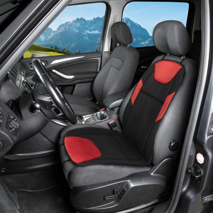 Image du produit CarComfort Housse de siège pour voiture Norris rouge et noir