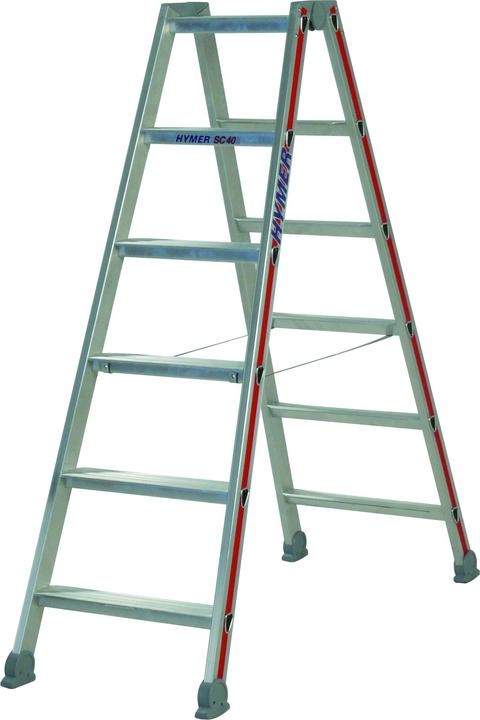 Hymer-Leitern Stepladder both sides 2x4 (Stepladder, 103 cm)