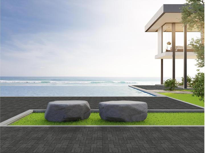 Actual product image Florco Stone Slate Roma (4 x, 30 x 30 cm)