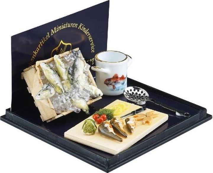Produktbild Reutter 001.487/7 - Fischsuppe Bouillabaisse, Miniatur im Massstab 1:12 (8 x 8 x 5.5 cm)