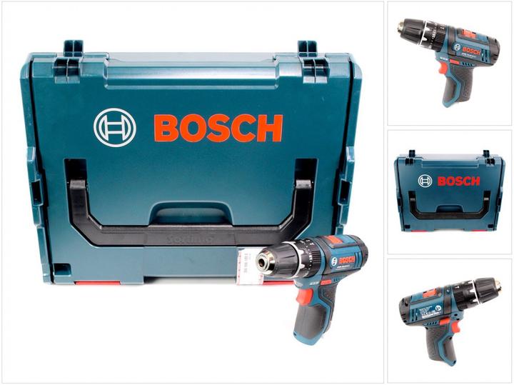 Actual product image Bosch Professional Bosch GSB 10,8-2-LI Battery Impact Drill Solo ( 06019B690E ) + L-Boxx - without battery, without (Rechargeable battery operated)