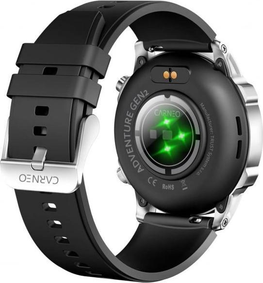 Productafbeelding Carneo Adventure HR+ 2e generatie zilver (44 mm)
