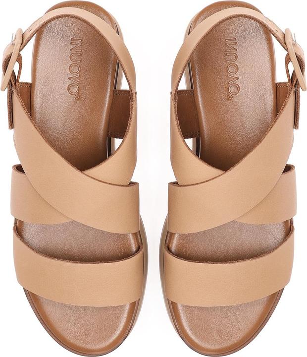 Produktbild Inuovo Diese trendige Keilsandalette aus hochwertigem Leder von ist der optimale Begleiter für die w (37)
