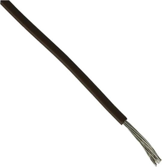 Actual product image Rs Pro Single core cable / 0.75 mm², 18 AWG, black PVC insulated 16/0.25 mm strands, 100m UL1569 (100 m)