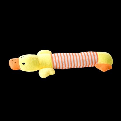 Produktbild Hermex Hundespielzeug "Ente" Kauspielzeug Stofftier Plüschtier Kuscheltier (Plüschspielzeug Hund)