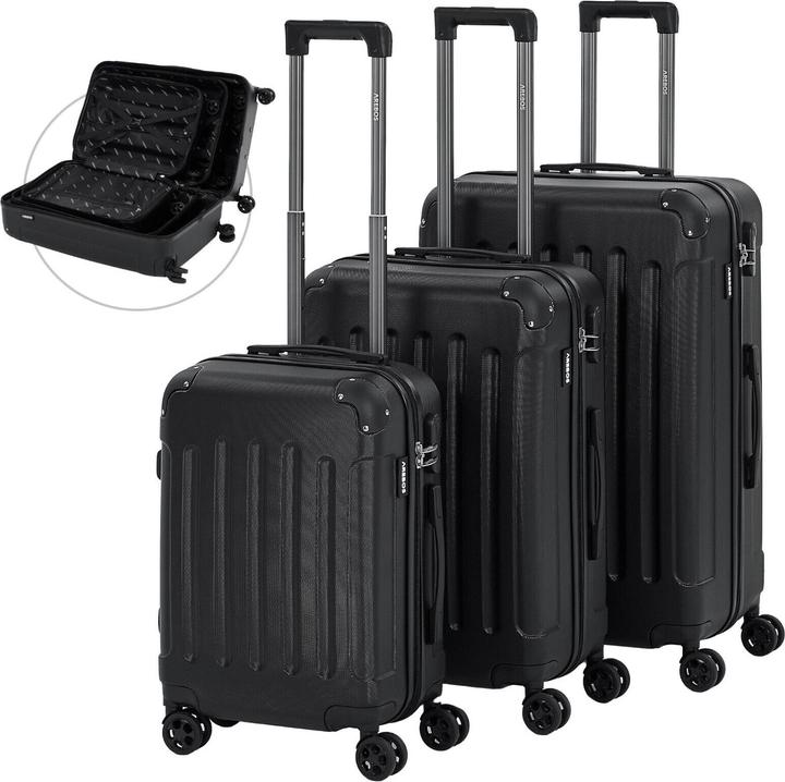 Image du produit Arebos Valise de voyage (94 l, M (50 - 90l), L (90 - 115l), XL (à partir de 115l))