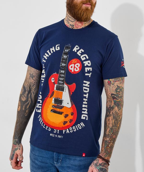 Actual product image Joe Browns Bold Electric Guitar Graphic Short Sleeve T-Shirt (S)