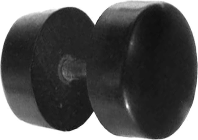Produktbild Star Piercing Fake Plug aus Arang Holz (ohne Messing, Organisch)