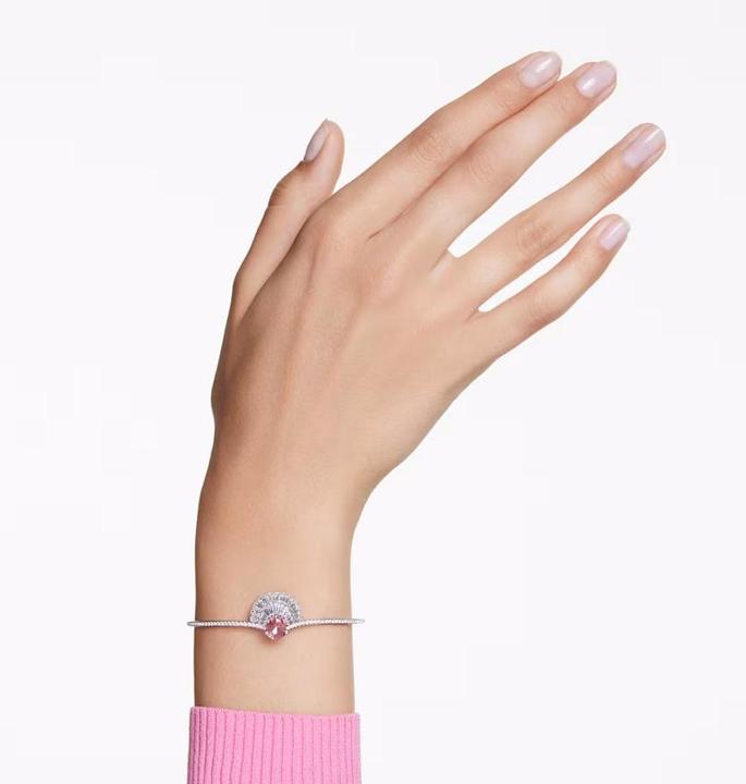 Actual product image Swarovski Idyllia bangle shell pink (17 cm, Swarovski Metal)